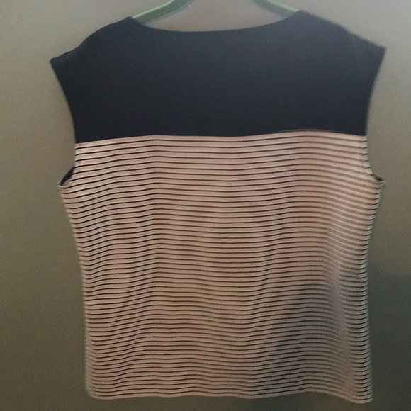 Calvin Klein Black & White striped top - Picture 3 of 3
